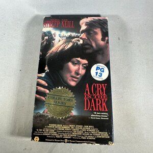 A Cry In The Dark PG13 Meryl Streep Sam Neill Warner Bros VHS Collectors Series